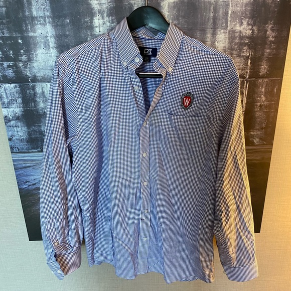 Cutter & Buck Other - Cutter & Buck Wisconsin Badgers Shirt - Size M